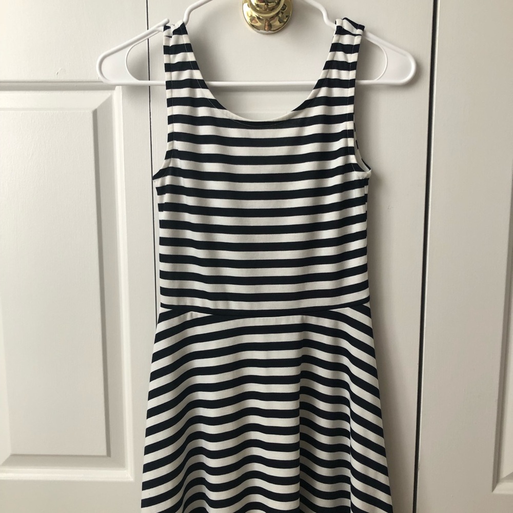 Divided Striped Beachy Sundress